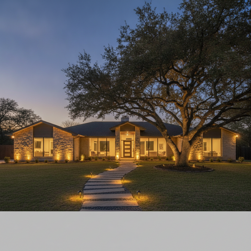 From Shadows to Sanctuary: Stunning Ranch Home Landscape Lighting Ideas to Elevate Your Curb Appeal
